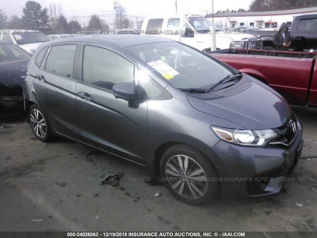 3HGGK5G73HM706558 - 2017 HONDA FIT EX/EXL GRAY photo 1