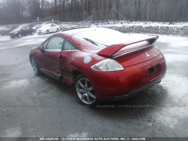 4A3AK64F68E019101 - 2008 MITSUBISHI ECLIPSE SE RED photo 3