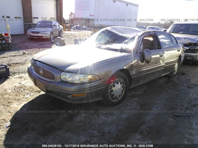 1G4HR54K62U179900 - 2002 BUICK LESABRE LIMITED BEIGE photo 2