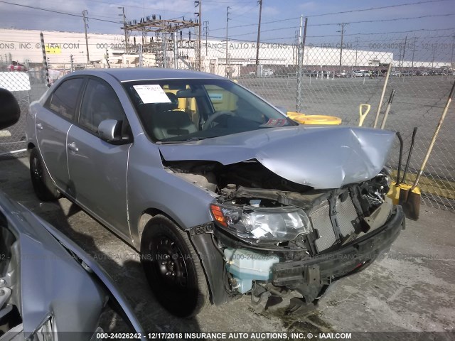 KNAFU4A22D5736594 - 2013 KIA FORTE EX SILVER photo 1