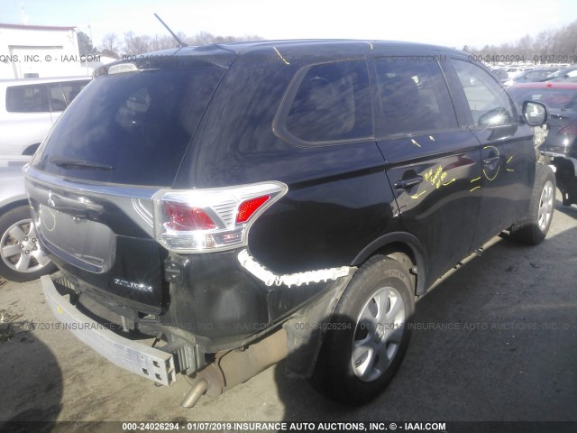 JA4AD2A31FZ007745 - 2015 MITSUBISHI OUTLANDER ES BLACK photo 4