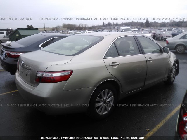 JTNBE46K473061575 - 2007 TOYOTA CAMRY NEW GENERAT CE/LE/XLE/SE GOLD photo 4