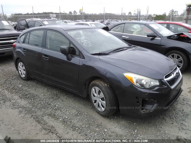 JF1GPAA61D2866079 - 2013 SUBARU IMPREZA GRAY photo 1