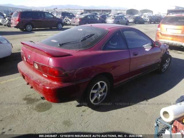 JH4DC2392YS002507 - 2000 ACURA INTEGRA GSR RED photo 4