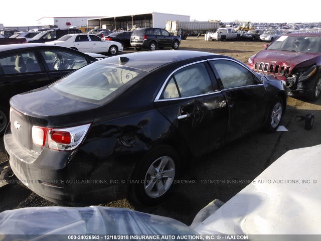 1G11B5SA2DU118494 - 2013 CHEVROLET MALIBU LS BLACK photo 4