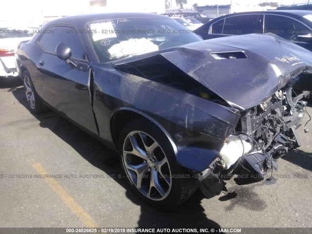 2C3CDZBG5FH724341 - 2015 DODGE CHALLENGER SXT PLUS GRAY photo 1