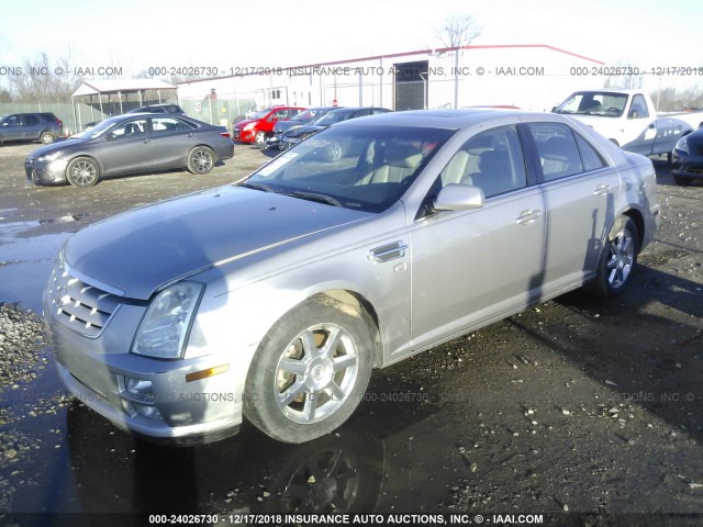 1G6DW677560218386 - 2006 CADILLAC STS SILVER photo 2