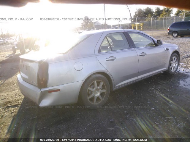 1G6DW677560218386 - 2006 CADILLAC STS SILVER photo 4