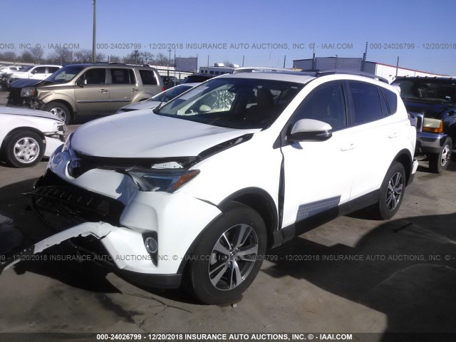 JTMWFREV8JJ155697 - 2018 TOYOTA RAV4 ADVENTURE/XLE 白色 照片 2