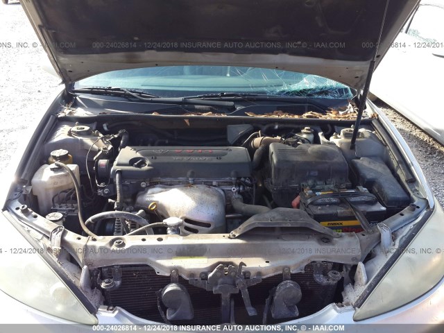 4T1BE32K06U104432 - 2006 TOYOTA CAMRY SILVER photo 10