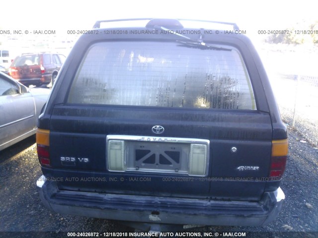 JT3VN29V8R0025506 - 1994 TOYOTA 4RUNNER VN29 SR5 BLACK photo 6