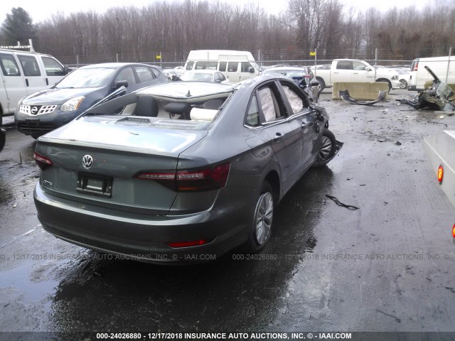 3VWC57BU2KM006936 - 2019 VOLKSWAGEN JETTA S/SE/R-LINE GRAY photo 4