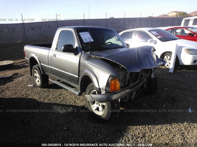 1FTYR10U35PA43716 - 2005 FORD RANGER GRAY photo 1