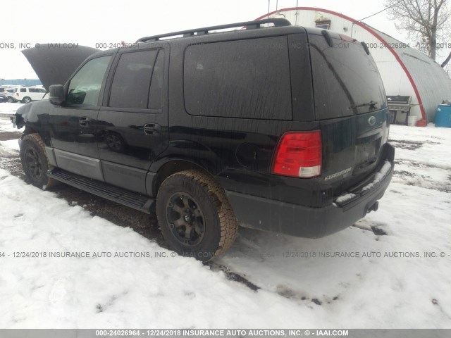 1FMPU15576LA21105 - 2006 FORD EXPEDITION XLT BLACK photo 3