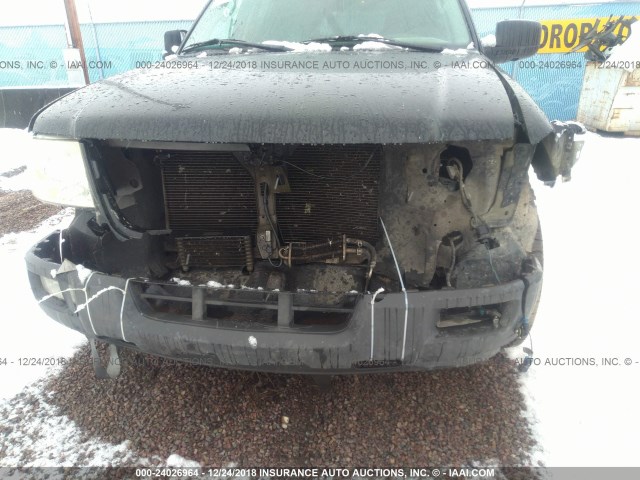 1FMPU15576LA21105 - 2006 FORD EXPEDITION XLT BLACK photo 6