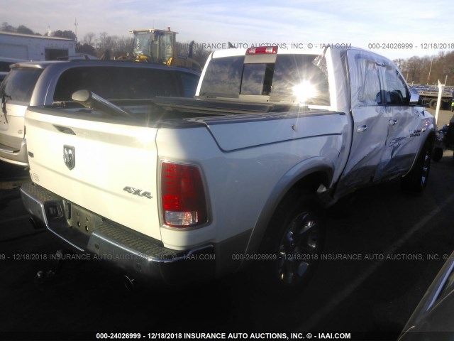 1C6RR7NT8DS648082 - 2013 RAM 1500 LARAMIE WHITE photo 4