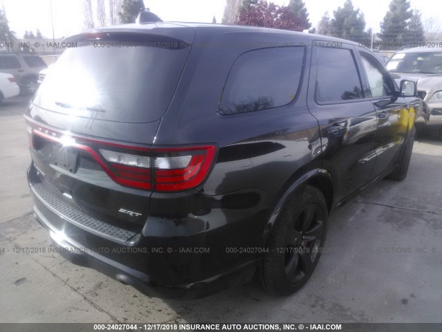 1C4SDJGJ6JC175421 - 2018 DODGE DURANGO SRT BLACK photo 4