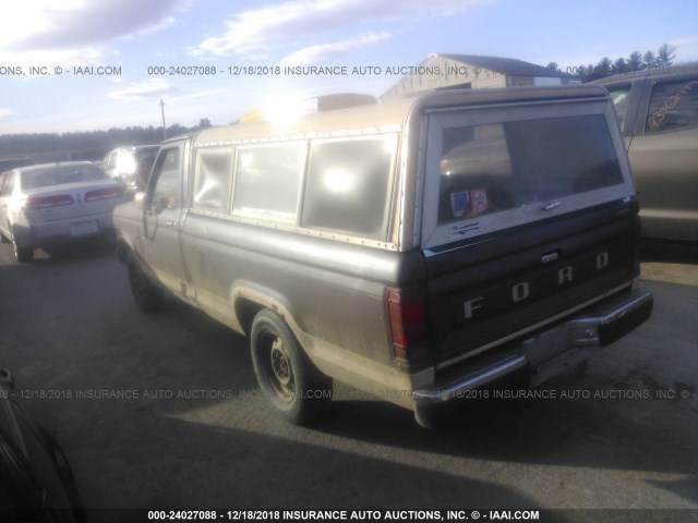 1FTBR10A1GUD00629 - 1986 FORD RANGER BROWN photo 3