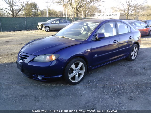 JM1BK324961476318 - 2006 MAZDA 3 S Dark Blue photo 2