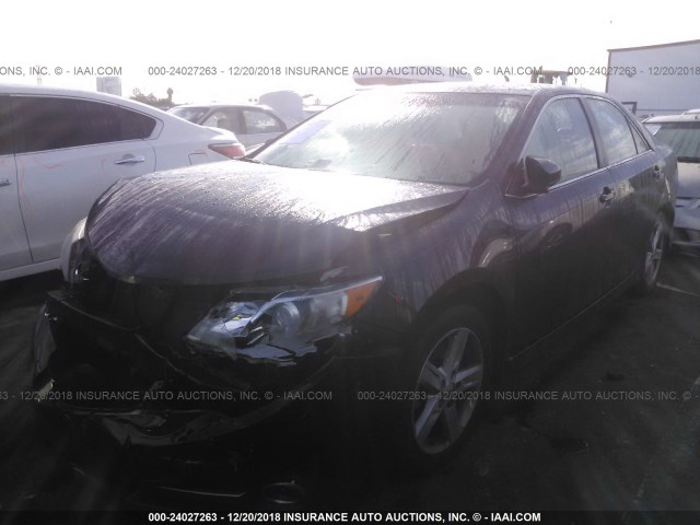 4T1BF1FKXEU438199 - 2014 TOYOTA CAMRY L/SE/LE/XLE 黑色 照片 2