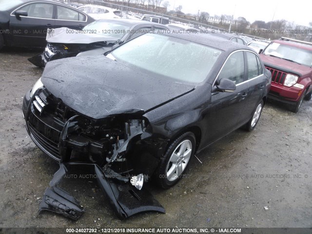 3VWRM71K09M131666 - 2009 VOLKSWAGEN JETTA SE/SEL BLACK photo 2