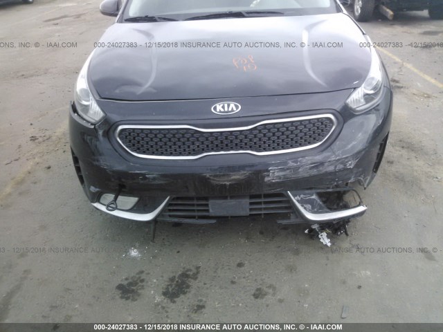 KNDCB3LC1J5156731 - 2018 KIA NIRO FE/LX BLACK photo 6