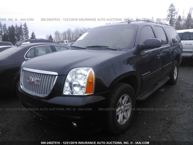 1GKS2KE75CR149075 - 2012 GMC YUKON XL K1500 SLT BLACK photo 2