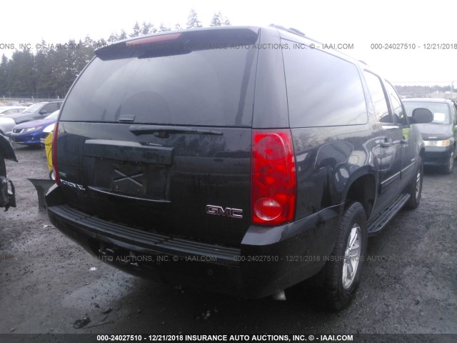 1GKS2KE75CR149075 - 2012 GMC YUKON XL K1500 SLT BLACK photo 4