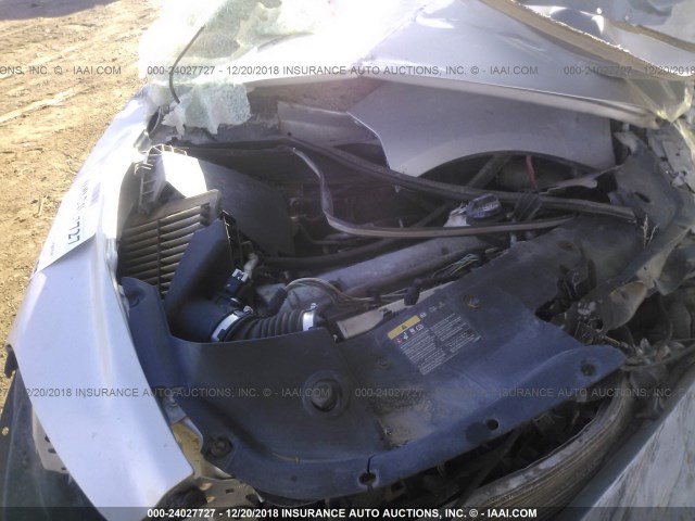 1G1ZC5EU9CF330009 - 2012 CHEVROLET MALIBU 1LT SILVER photo 10