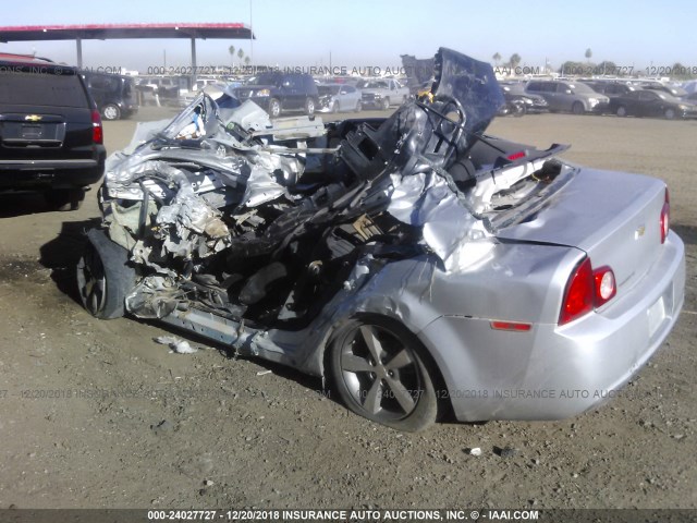 1G1ZC5EU9CF330009 - 2012 CHEVROLET MALIBU 1LT SILVER photo 3