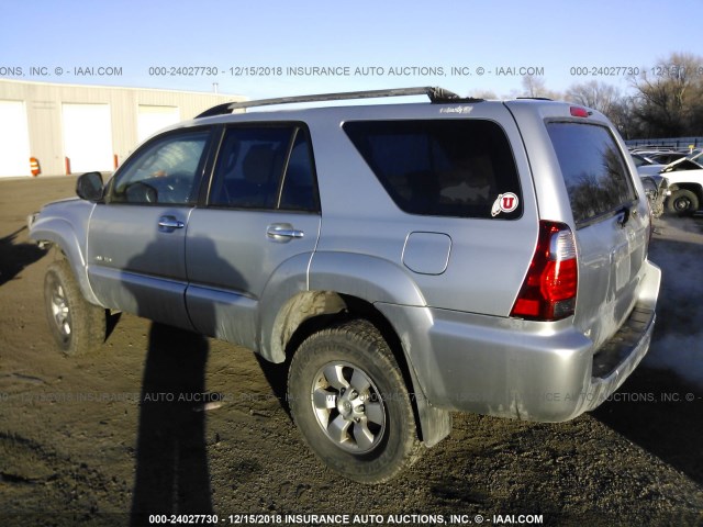 JTEBU14R578084464 - 2007 TOYOTA 4RUNNER SR5/SPORT SILVER photo 3