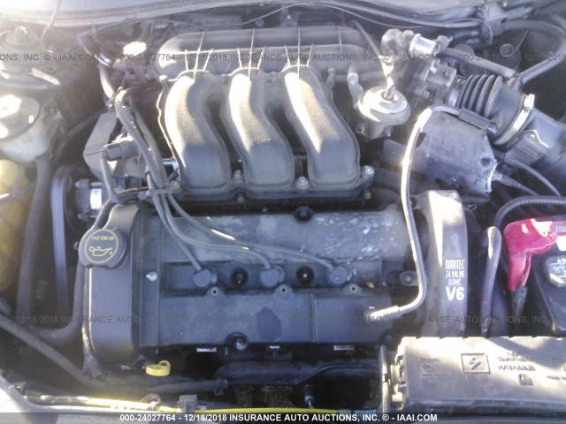 1FAFP55S03G240373 - 2003 FORD TAURUS SES GRAY photo 10