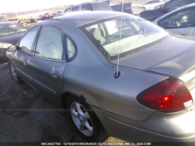 1FAFP55S03G240373 - 2003 FORD TAURUS SES GRAY photo 3