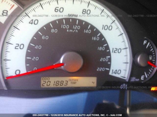 4T1BE46K38U772891 - 2008 TOYOTA CAMRY CE/LE/XLE/SE SILVER photo 7