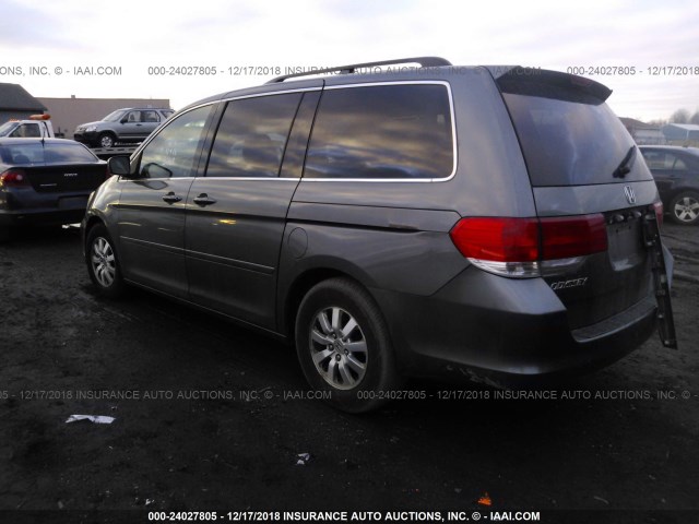 5FNRL38618B021283 - 2008 HONDA ODYSSEY EXL GRAY photo 3