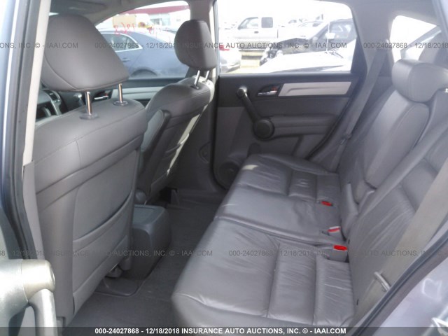 JHLRE4H79AC009168 - 2010 HONDA CR-V EXL Light Blue photo 8