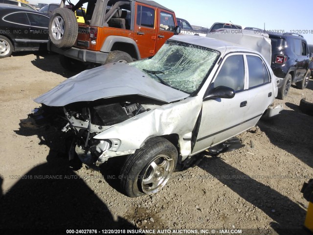 1NXBR12E0XZ288842 - 1999 TOYOTA COROLLA VE/CE/LE 银色 照片 2