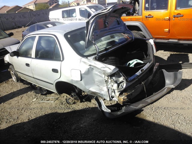 1NXBR12E0XZ288842 - 1999 TOYOTA COROLLA VE/CE/LE 银色 照片 3