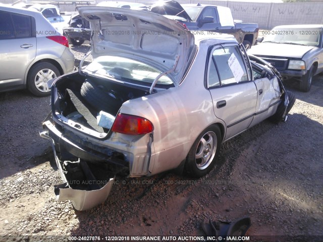 1NXBR12E0XZ288842 - 1999 TOYOTA COROLLA VE/CE/LE 银色 照片 4