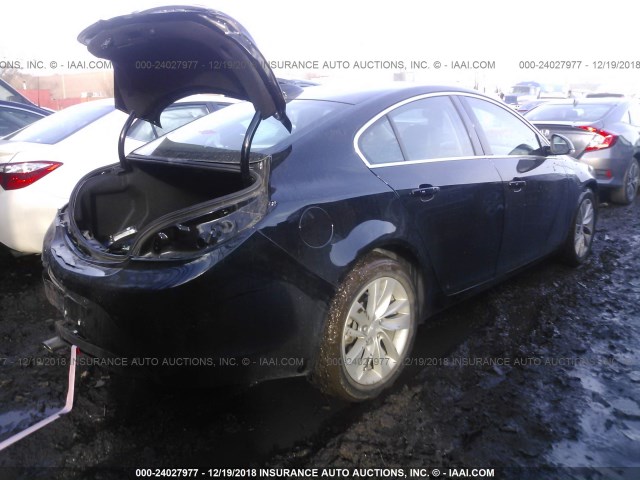 2G4GS5GX0G9188426 - 2016 BUICK REGAL PREMIUM BLACK photo 4