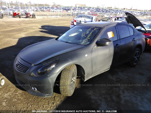 JN1CV6AR4CM677020 - 2012 INFINITI G37 BLACK photo 2