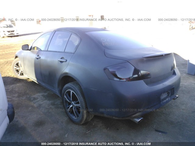 JN1CV6AR4CM677020 - 2012 INFINITI G37 BLACK photo 3