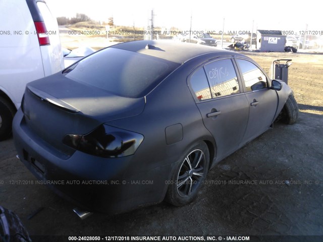 JN1CV6AR4CM677020 - 2012 INFINITI G37 BLACK photo 4