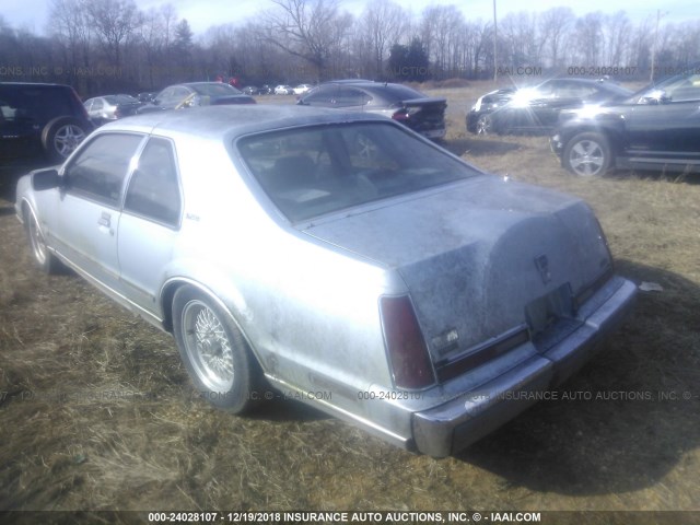 1LNCM93E9NY692518 - 1992 LINCOLN MARK VII LSC BLUE photo 3