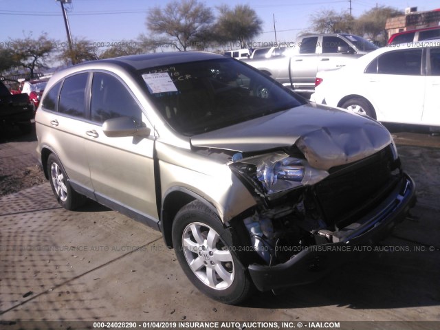 JHLRE38728C051055 - 2008 HONDA CR-V EXL GOLD photo 1