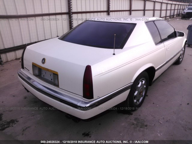 1G6ET129XRU620667 - 1994 CADILLAC ELDORADO TOURING WHITE photo 4