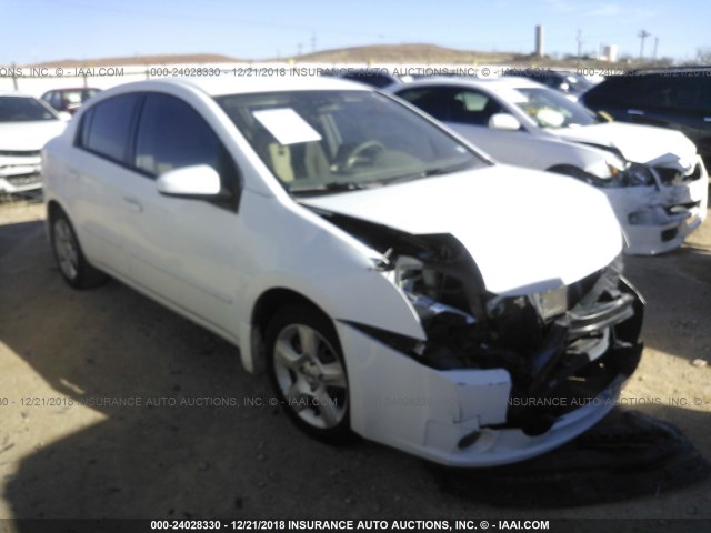 3N1AB61E39L691040 - 2009 NISSAN SENTRA 2.0/2.0S/2.0SL WHITE photo 1