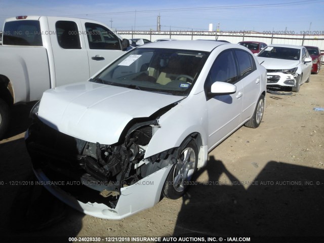 3N1AB61E39L691040 - 2009 NISSAN SENTRA 2.0/2.0S/2.0SL WHITE photo 2