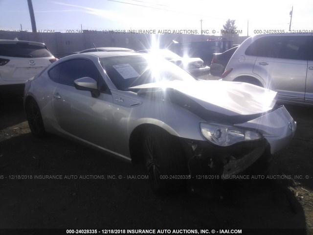JF1ZNAA15D2705706 - 2013 TOYOTA SCION FR-S SILVER photo 1