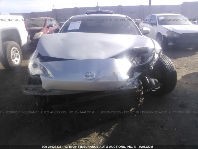 JF1ZNAA15D2705706 - 2013 TOYOTA SCION FR-S SILVER photo 6